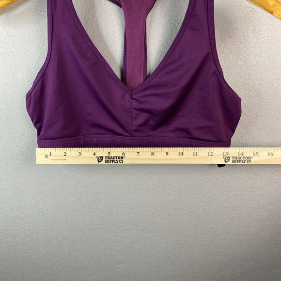 Victoria’s Secret Sport Lilac Racerback Back Sports Bra Sz L No Padding Gym Yoga - Picture 3 of 9
